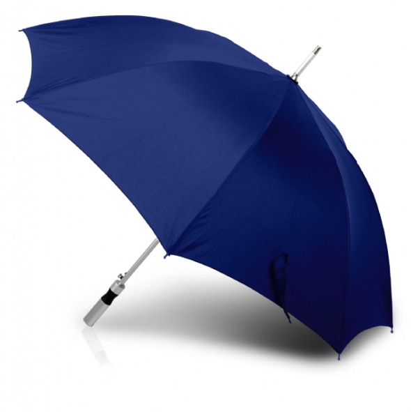 מטרייה כחולה - ידית אלומיניום