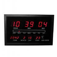 שעון חשמלי כולל תאריך וטמפרטורה OR2506